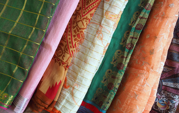 grossiste sari indien france inde Bollywood orange coton soie synthétique .jpeg
