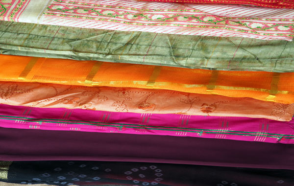grossiste sari indien france inde Bollywood orange coton soie synthétique naturelle .jpeg